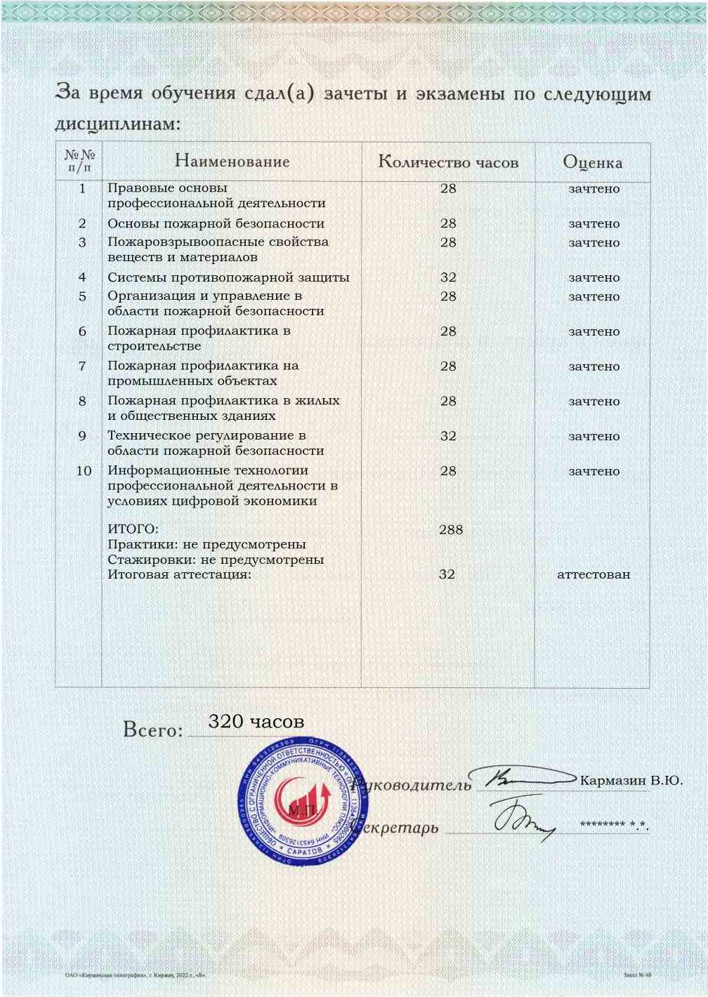 Специалист по пожарной профилактике. Курс профессиональной переподготовки, обучение по ФГОС